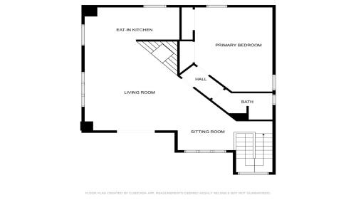 a floor plan of a house at Seasons By The Sea in Cape May Point