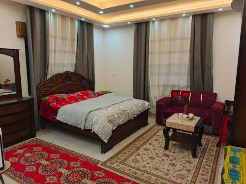 Voodi või voodid majutusasutuse Hayat Jerash 2 toas