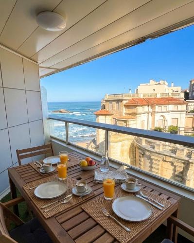 Studio front de mer Biarritz - Spa & Thalasso