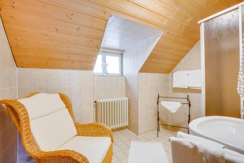 Koupelna v ubytování Hotel Himmelreich