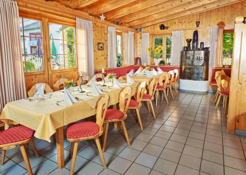 En restaurang eller annat matställe på Hotel Gasthof Stocker