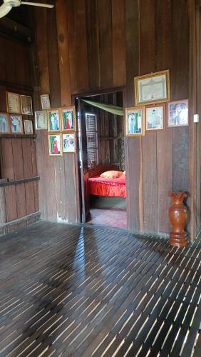 a room with a room with a bed in it at Homestay in Kampong Cham in Kampong Cham