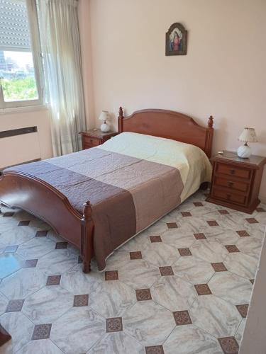 Un pat sau paturi într-o cameră la Hispano