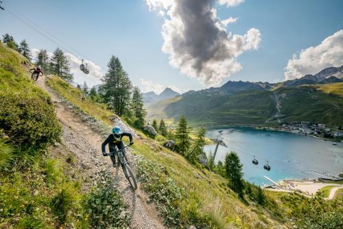 Tignes Val Claret - Studio 4 pers, soleil, vue montagne, Lac, VTT, Randonnées