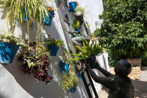 San Basilio in Bloom Steps from Alcazar Mosque