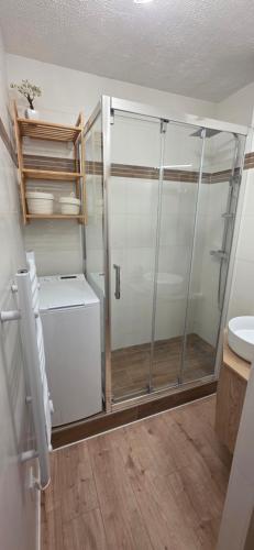 Studio Résidence Cap Soleil tesisinde bir banyo