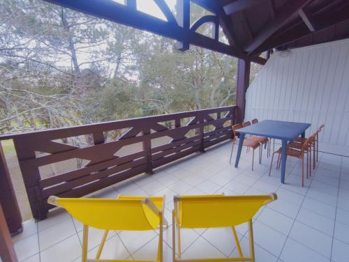 Appartement 5 personnes, 40m2, à Moliets, proche golf, grand balcon, piscine et bassin