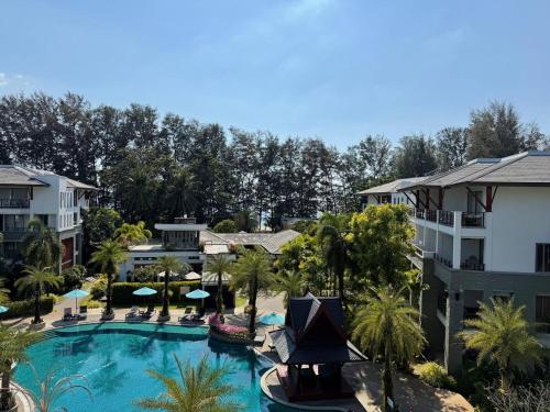 an aerial view of a pool at a resort at Pearl of Naithon beach 4 Bedrooms in Phuket