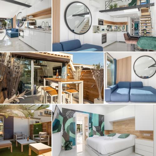 Greenwood - Villa design 2 chambres terrasses Heliovillage - Village Naturiste