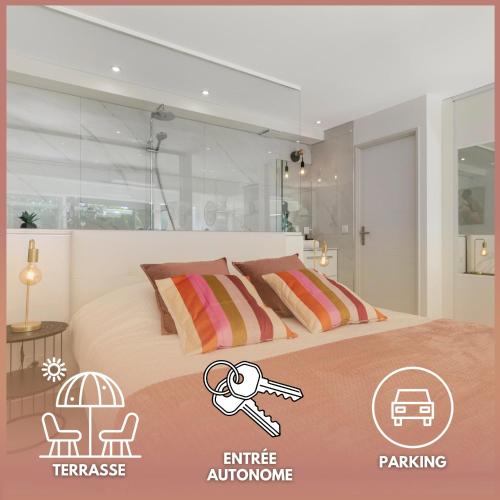 Villa gypsea luxe - terrasse - parking - Port Nature - Village Naturiste