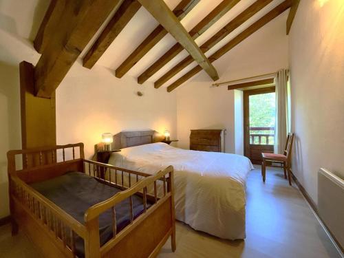 Llit o llits en una habitació de Gaztelia