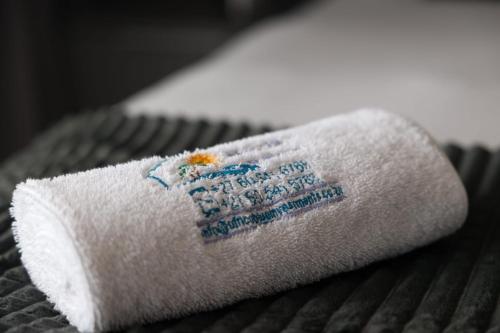 a roll of toilet paper sitting on a seat at Umdloti Luxe Horizon in Umdloti
