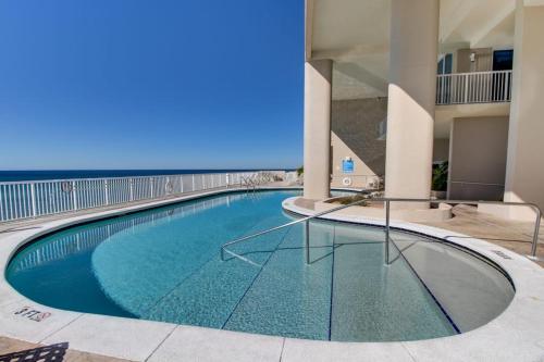 a swimming pool in the middle of a building at Palazzo 1304 in Panama City Beach