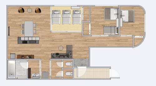 Grunnteikning Condominium Riana