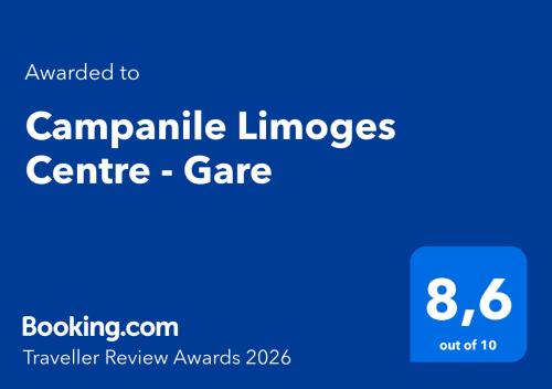 a screenshot of the campeline emergency centres centre care logo at Campanile Limoges Centre - Gare in Limoges
