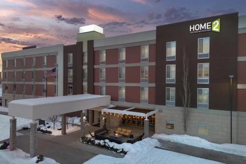 a rendering of a hotel in the snow at Home2 Suites by Hilton Anchorage/Midtown in Anchorage