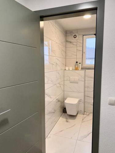 Et badeværelse på Hotel Kavalir