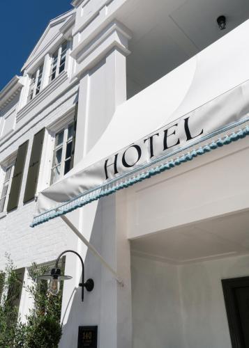 a hotel sign on the side of a building at The Hotel Lili in Los Angeles