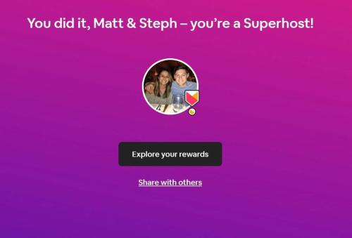 a screenshot of a cell phone with a picture of two people at Luxury City Centre Home by City SuperHost in Manchester