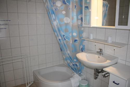 プットブスにあるApartment in Putbus Iのバスルーム(トイレ、洗面台付)