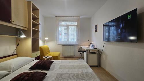 Iva Two-bedroom Apartment Tour As with Balcony and AC, Newly refreshed for 2026, near Medical Faculty in Ljubljana