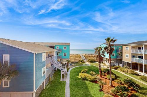 a view of the ocean from the balcony of a condo at Villas on the Gulf K-2 in Pensacola Beach