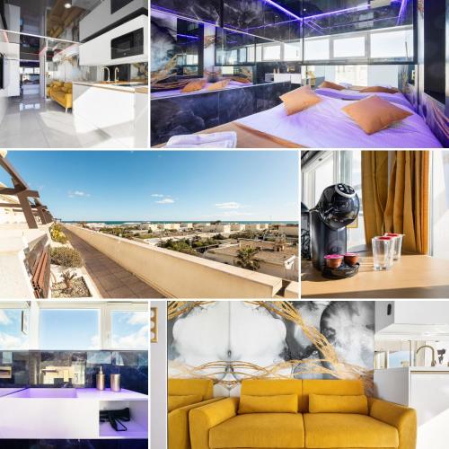 Sea Gold vue mer - terrasse - parking - Port Nature 2 - Village Naturiste R4N