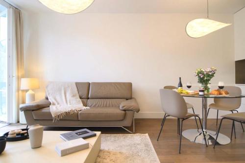 Two Bedroom Luxury Apartment - Balcony with View of Notre Dame