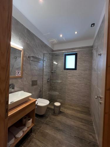Kylpyhuone majoituspaikassa Hotel Sole