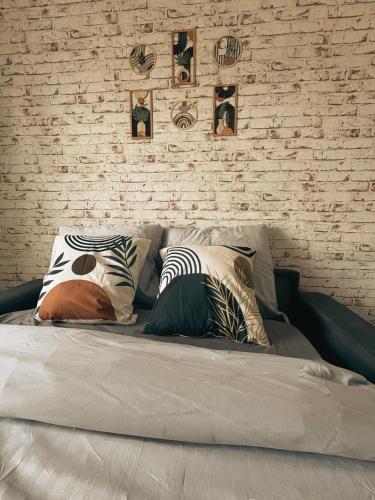 Llit o llits en una habitació de Studio cosy
