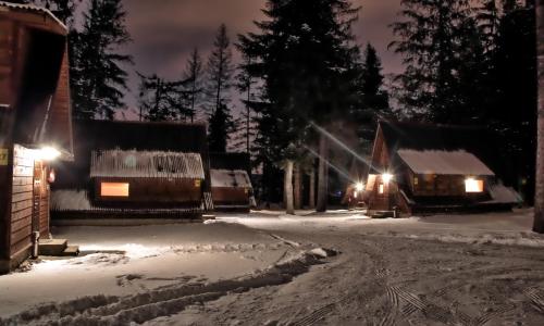 Camping Pod Krokwią durante l'inverno