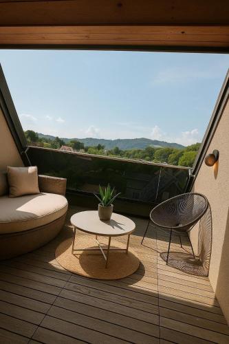 Exklusives Penthouse mit Terrasse in der Südsteiermark stilvoll & weitblick