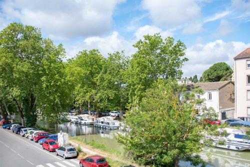 Charmant T2 pour 2 avec vue sur le Canal du Midi