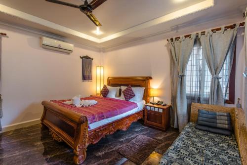 Postel nebo postele na pokoji v ubytování Delux Villa