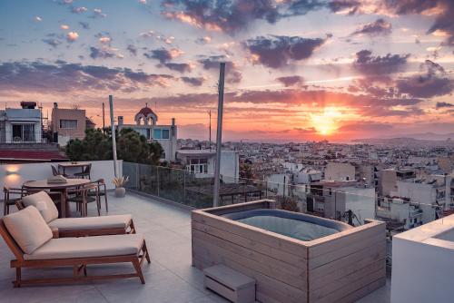 Acropolis & Sea View Villa with Whirlpool & BBQ
