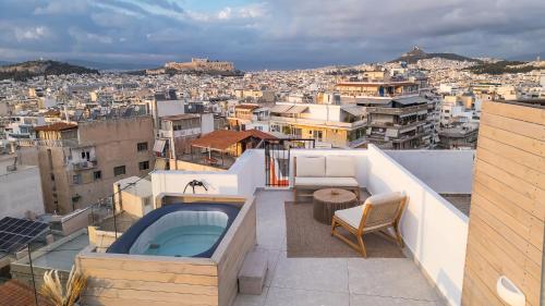Acropolis & Sea View Villa with Whirlpool & BBQ