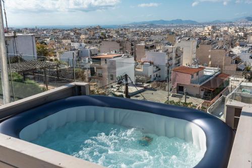 Acropolis & Sea View Villa with Whirlpool & BBQ