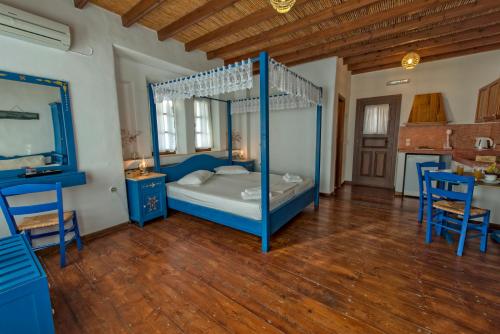 Cama o camas de una habitación en Anemos Studios