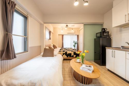 Direct Namba 1 Stop to Osaka 4min Walk 4persons