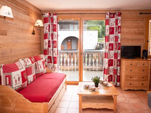 Studio 4 personnes avec balcon et parking à Pra Loup 1500 - FR-1-504-229