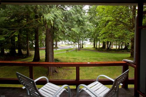 Zahrada ubytování Lake Crescent Lodge