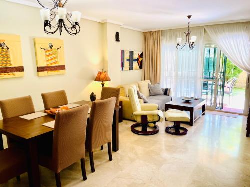 Marbella Dunas de Cabopino 2BR Apartment with Private Garden, Pool & Parking - Magnolia Properties