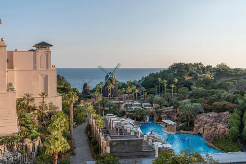 a view of the walt disney world resort at Lotte Hotel Jeju in Seogwipo