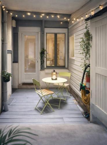 Patio en plein cœur de Rouen - Ambiance Zen