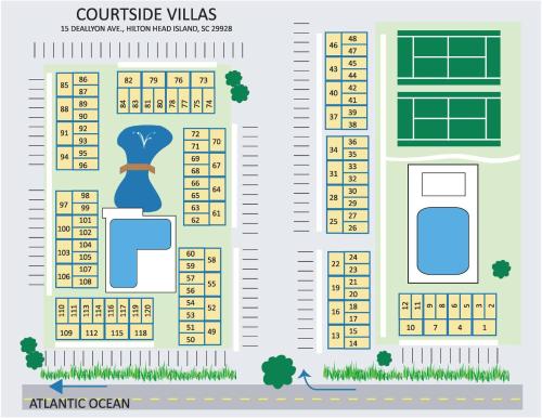 Courtside 1 Newly Renovated 2 BR First Floor Villa Walk to Beach & Free Tennis photo 31