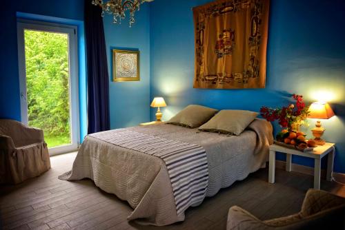 Een bed of bedden in een kamer bij Casa Solares
