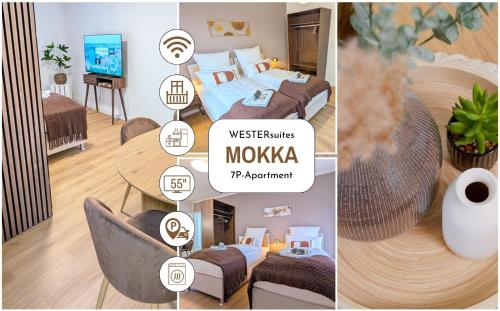 Foto WESTERsuites - Mokka - 3BR Zentral Balkone WLAN 7 Betten Waschtrockner 1