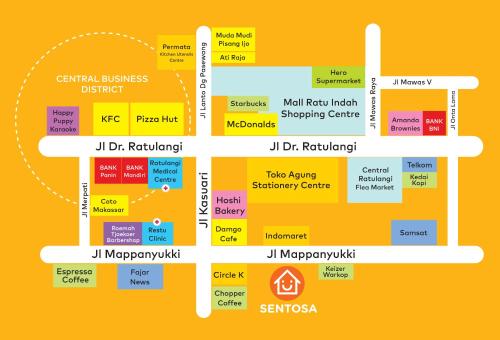 Wisma Sentosaの見取り図または間取り図