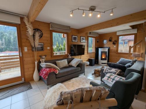 Chalet chaleureux à Gérardmer avec spa et sauna