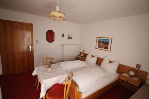 Cama o camas de una habitación en Haus Geiger